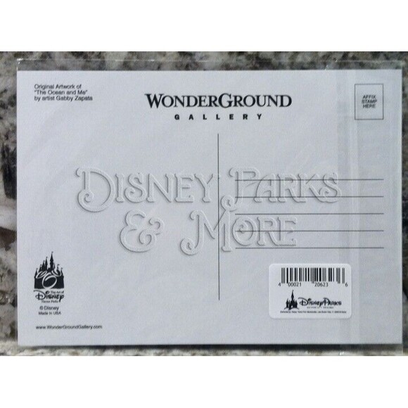 Disney Parks WonderGround Moana The Ocean and Me 5x7 in Postcard Gabby Zapata - Picture 2 of 3